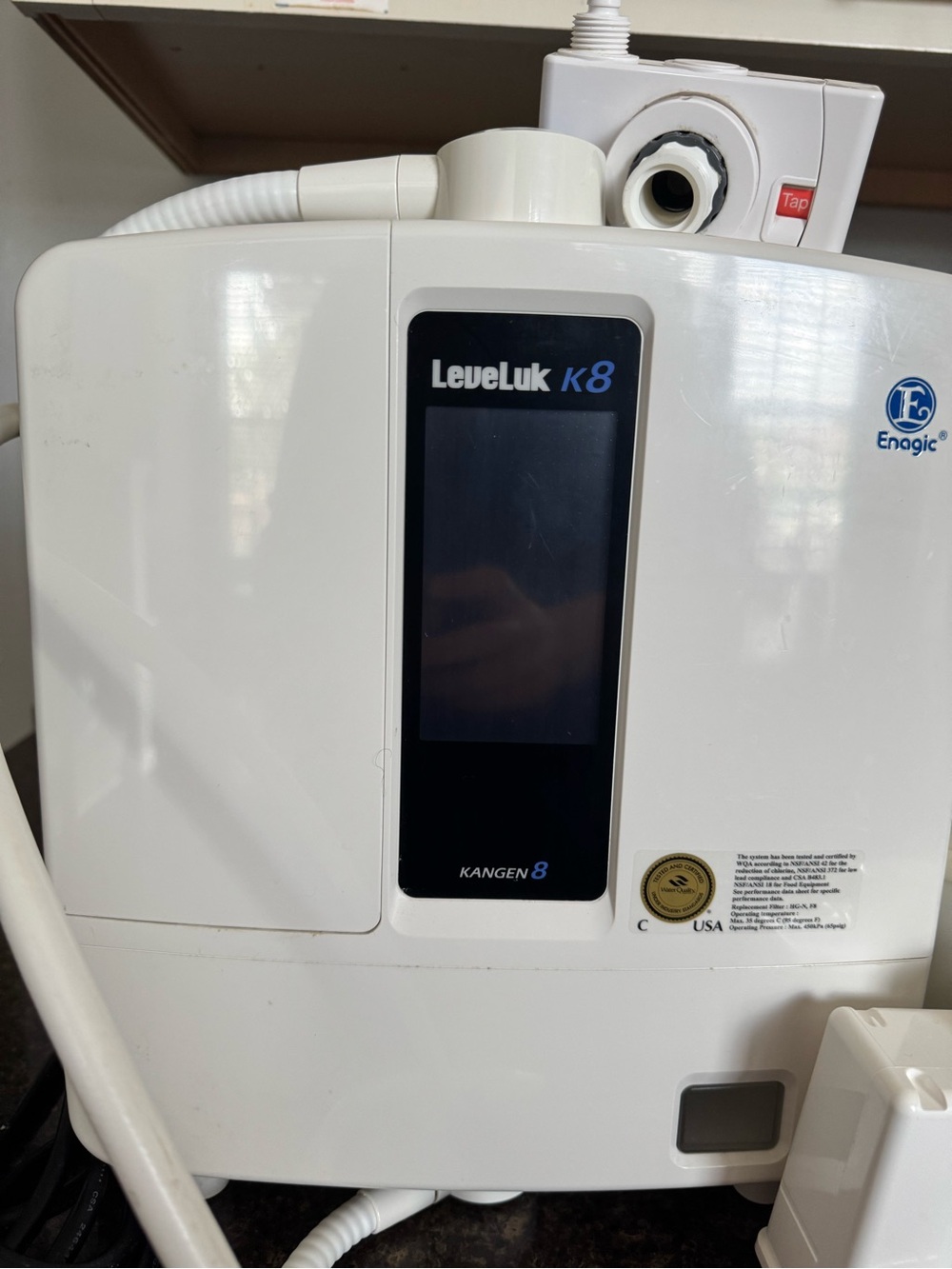 Enagic Leveluk K8 Water Ionizer - White